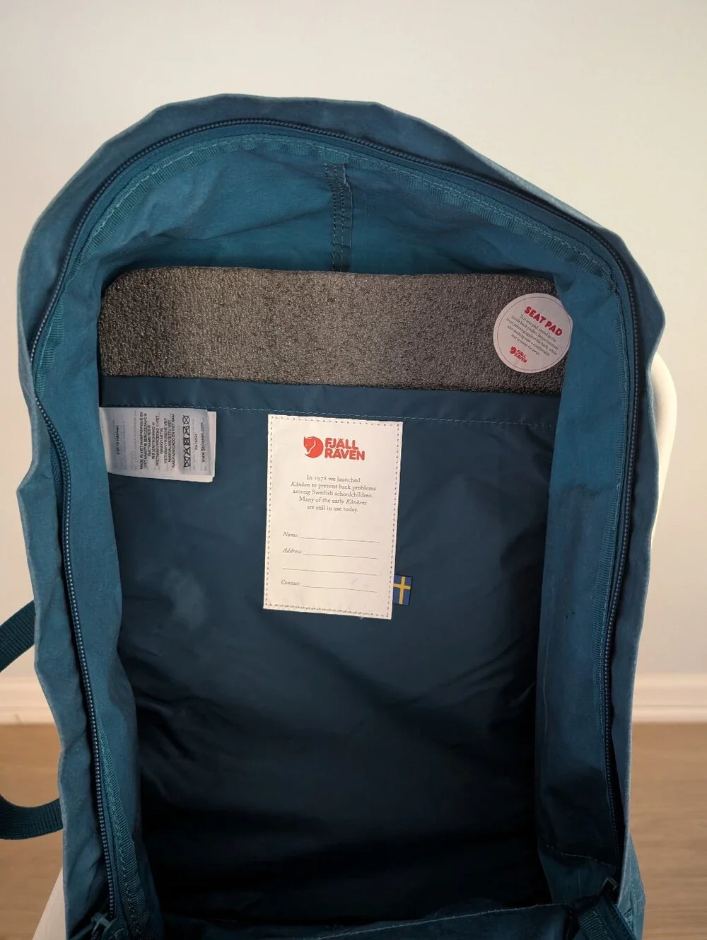 Fjallraven Kanken Classic Teal Backpack